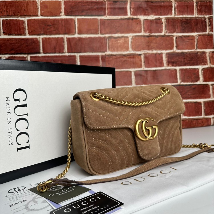 GUCCİ MARMONT SÜET KUM